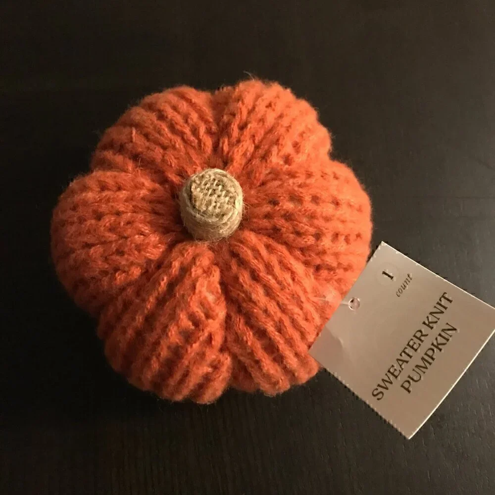 NWT Target Bullseye Orange Sweater Knit Pumpkin